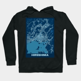 Hiroshima - Japan Peace City Map Hoodie